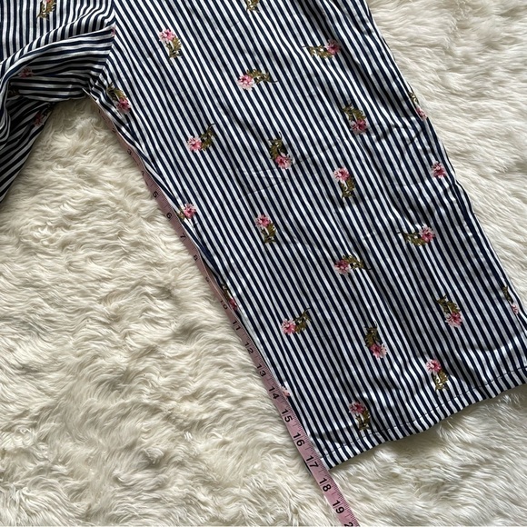 Privacy Please Navy and White Patterned Jumpsuit - Picture 10 of 12